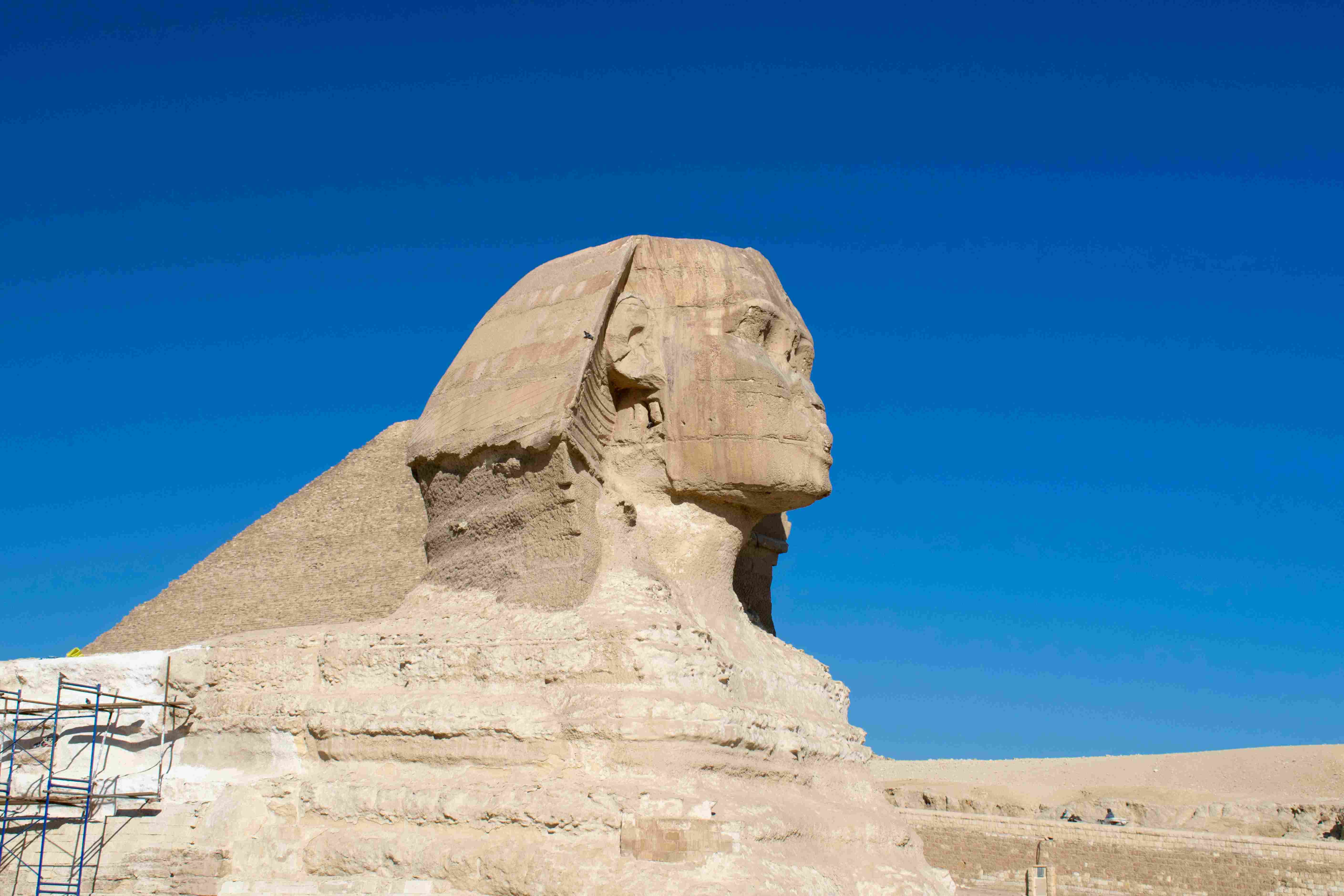 Close-up of the Great Sphinx