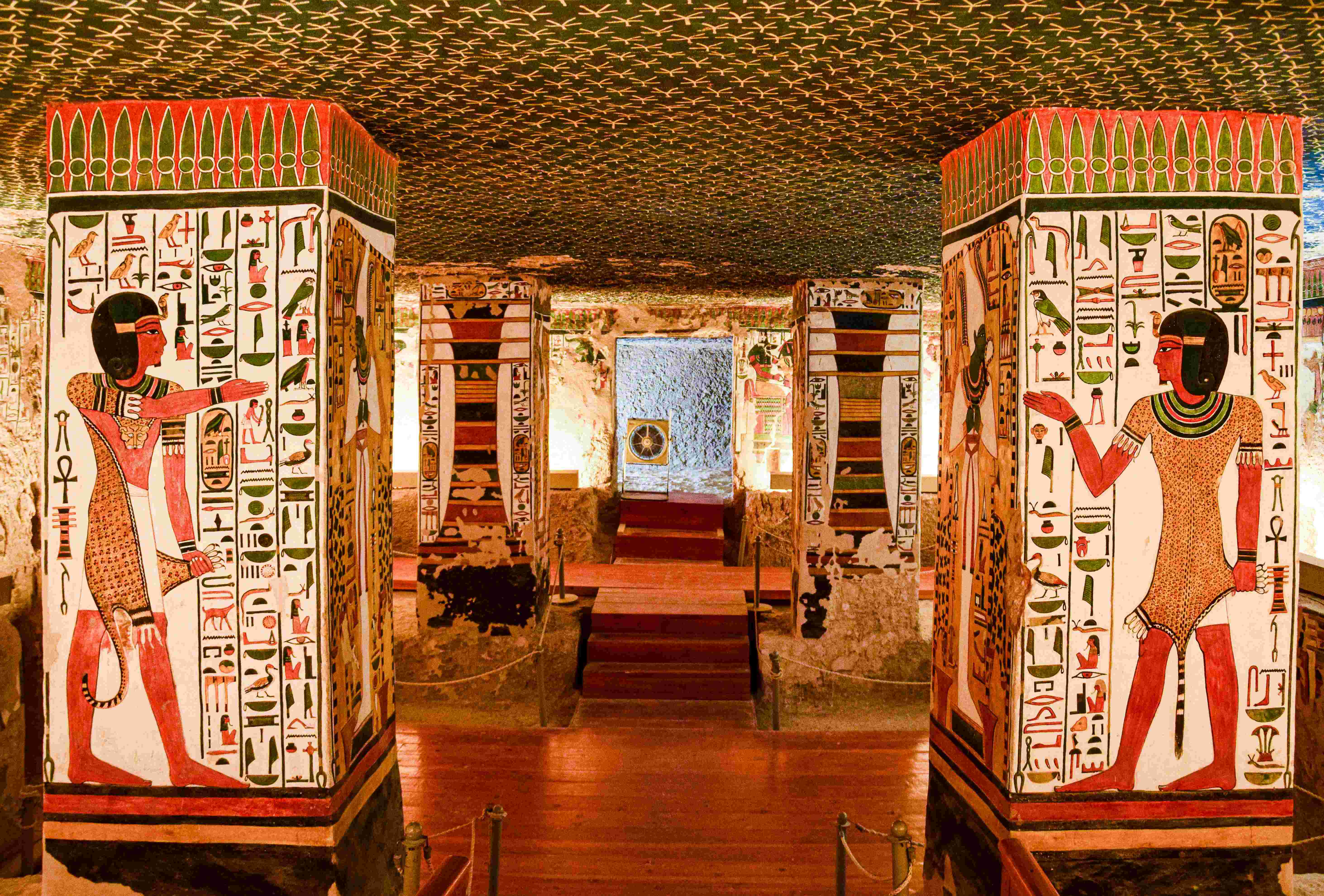 Entrance to a tomb in the Valley of the Kings